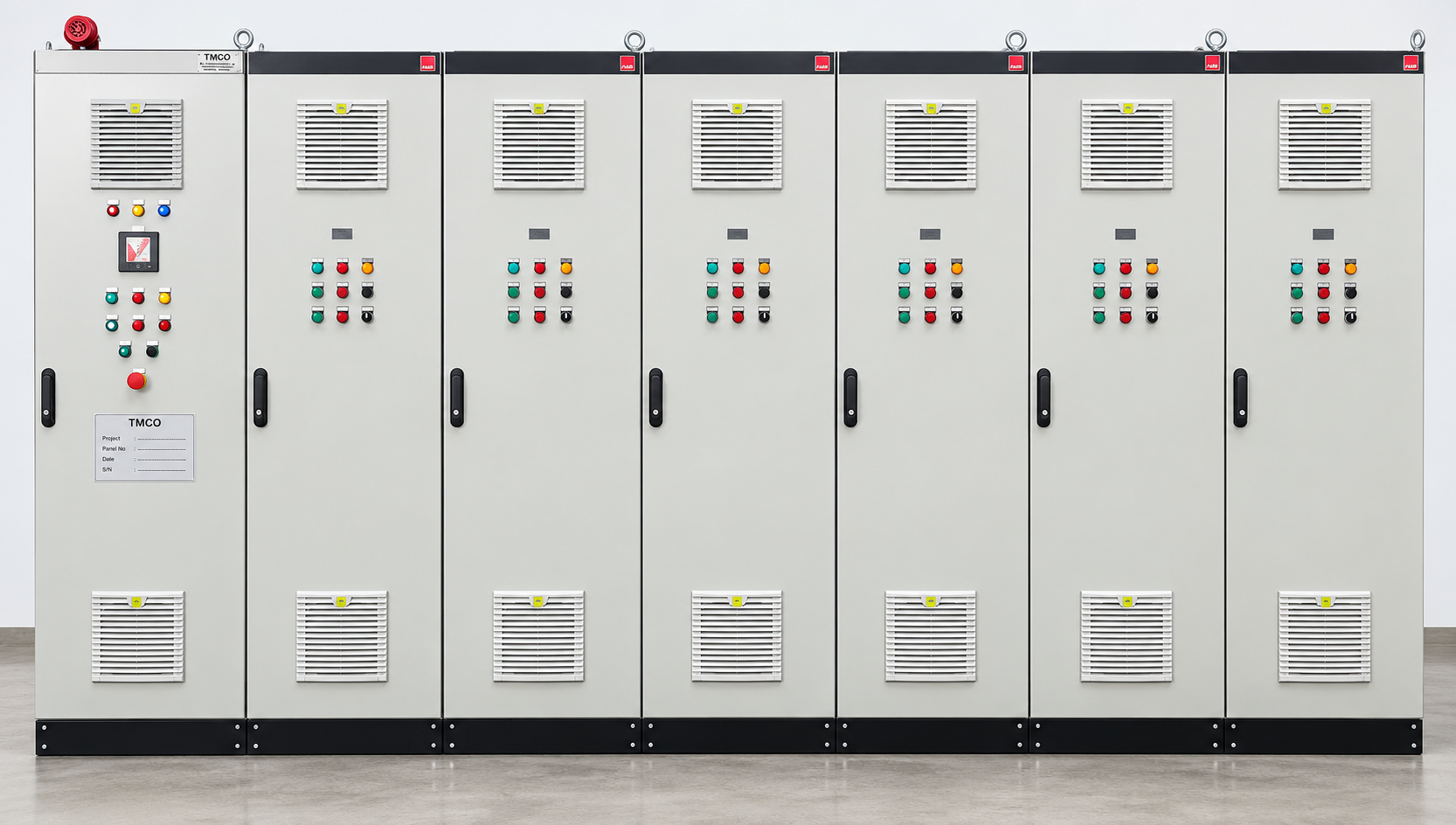Industrial control-panel lineup